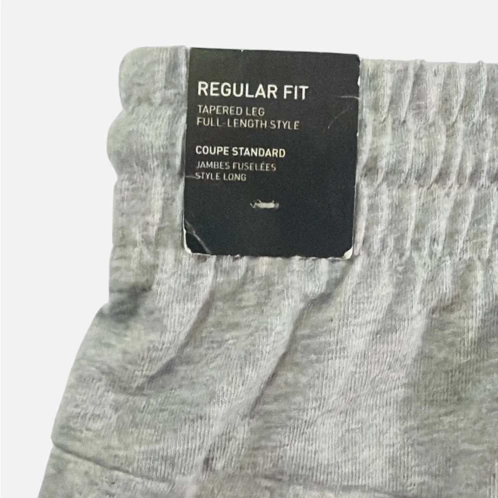 Adidas Essential Fleece Tapered Cuff Pants Sweatpants Joggers Gray Mens Size XL